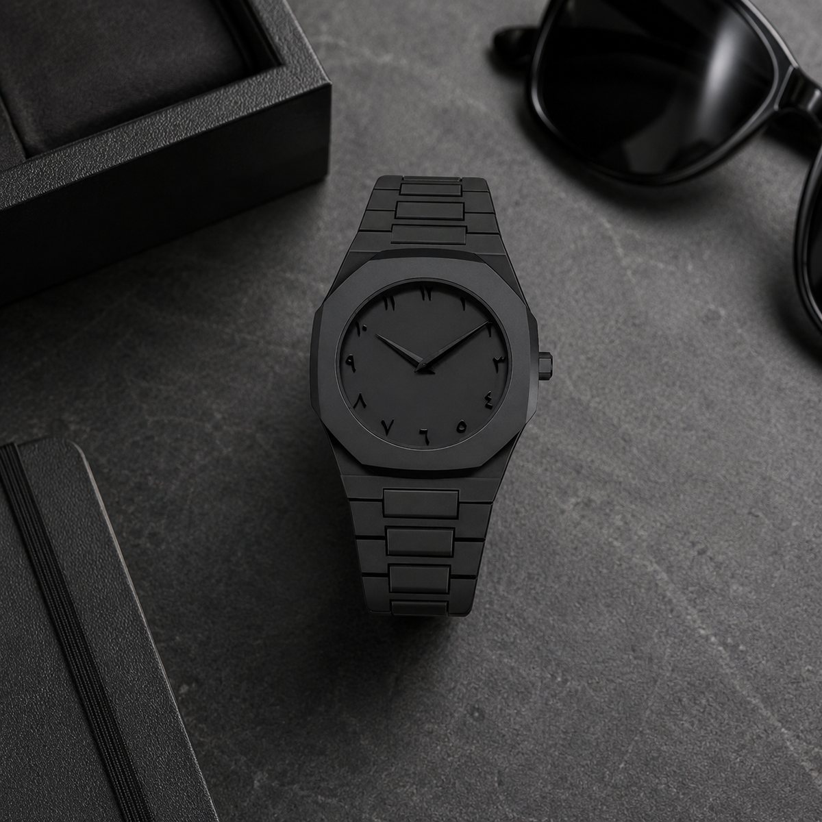 Stainless Steel Arabic Watch