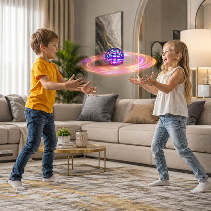Flynova Pro Flying Spinner Ball – LED Hand-Controlled Boomerang Flying Toy for Kids & Adults