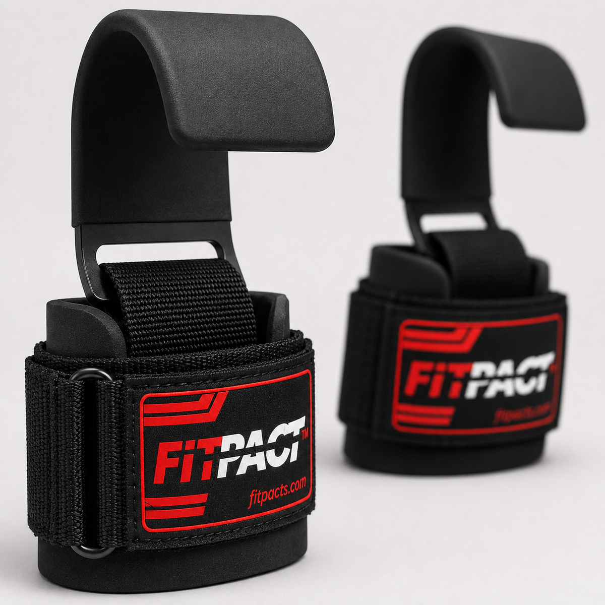 LORDEX Heavy-Duty Lifting Hook Straps for Weightlifting