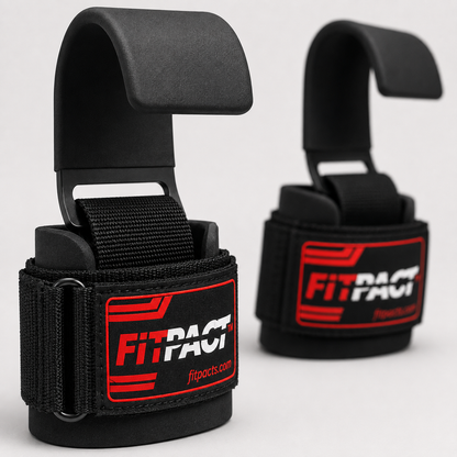 LORDEX Heavy-Duty Lifting Hook Straps for Weightlifting