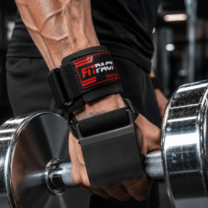 LORDEX Heavy-Duty Lifting Hook Straps for Weightlifting