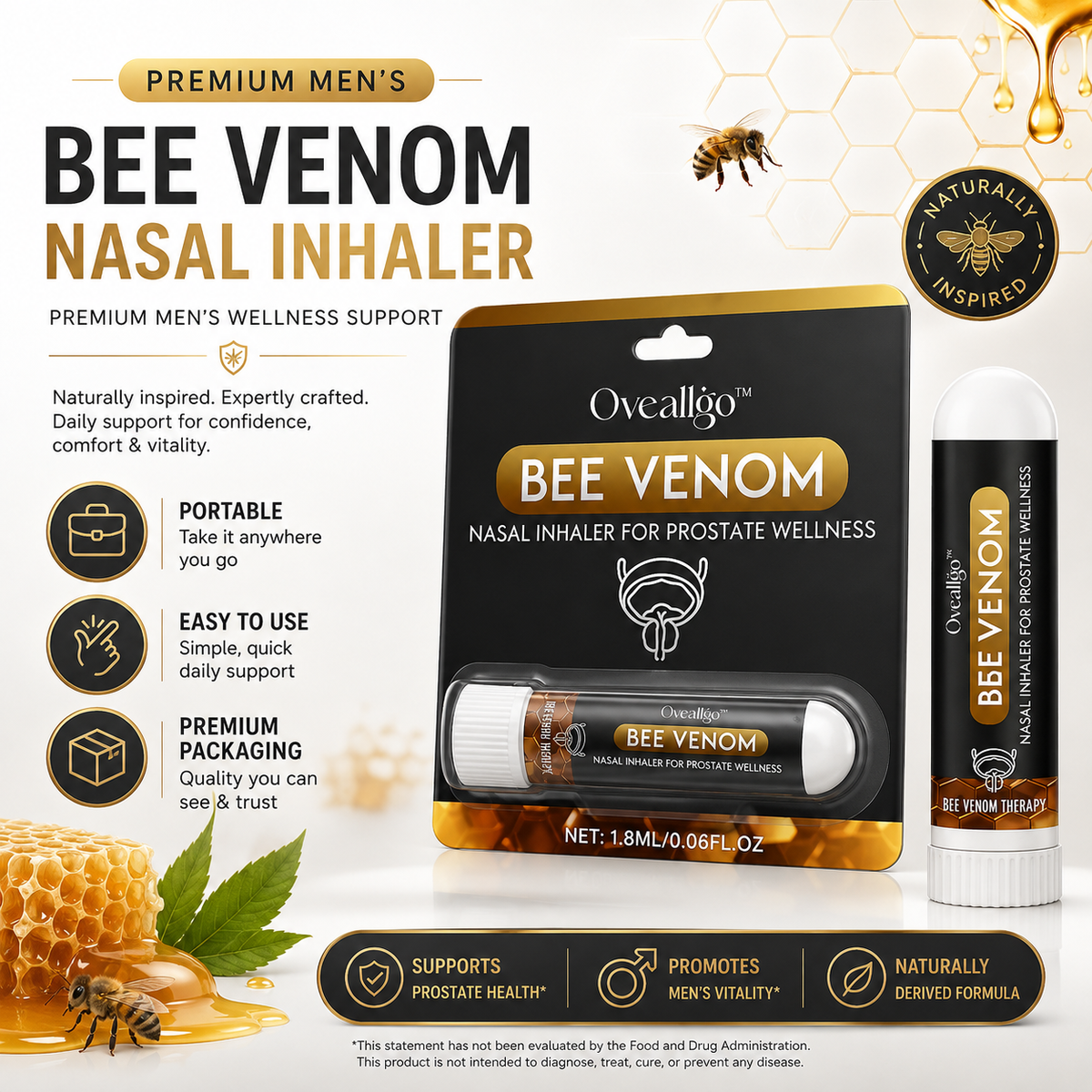 Oveallgo - BEEBOOM Nasal Inhaler for Prostate Wellness