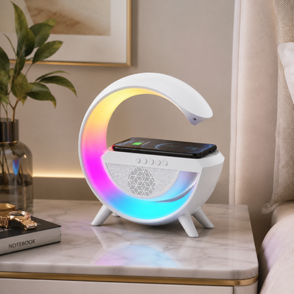 Led Wireless Charger Speaker