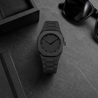 Stainless Steel Arabic Watch