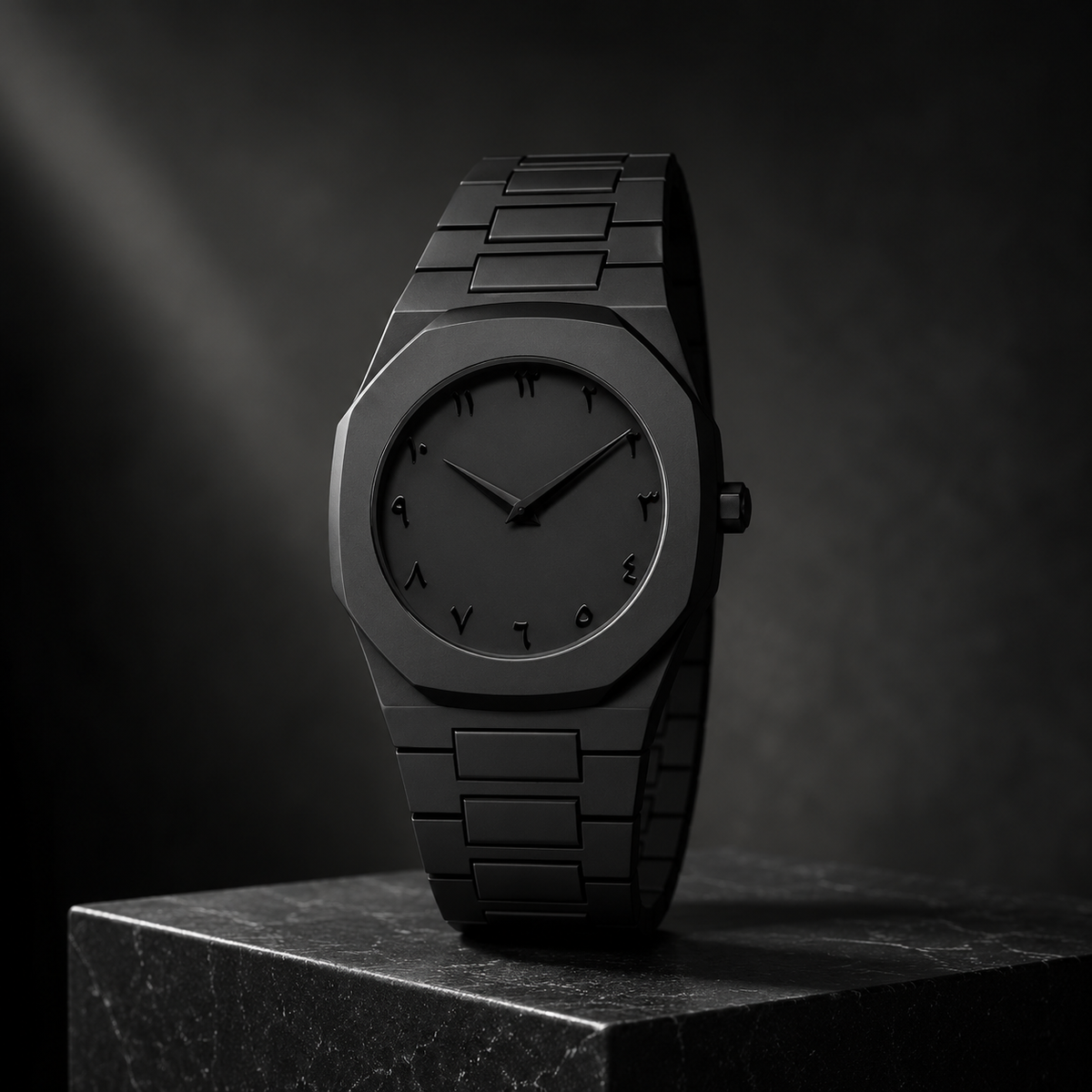 Stainless Steel Arabic Watch