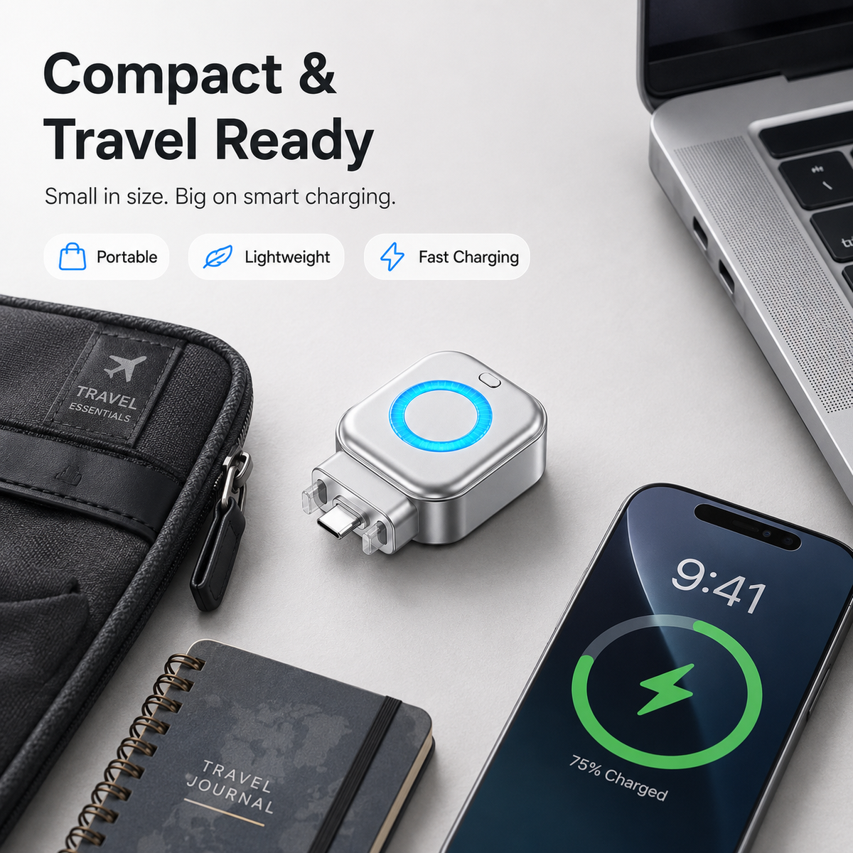 AI Smart Auto-Stop Charging Adapter