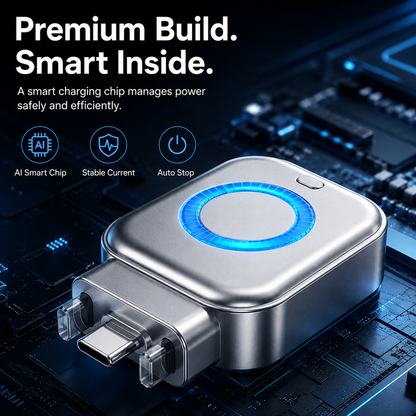 AI Smart Auto-Stop Charging Adapter