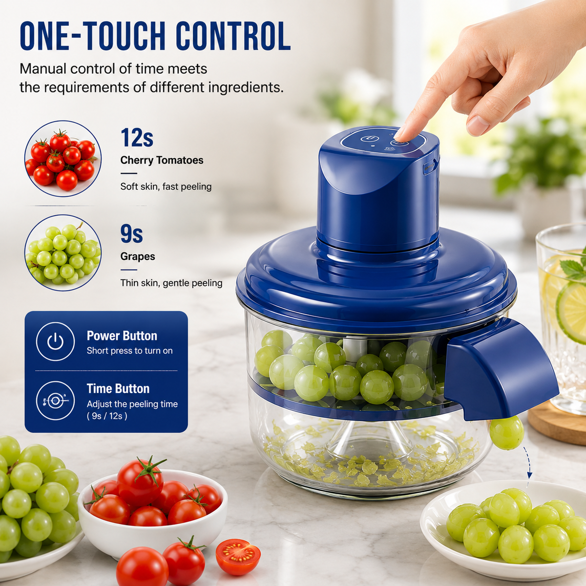 Fruit & Vegetable Chopper and Peeler | Manual Multi-Function Kitchen Tool