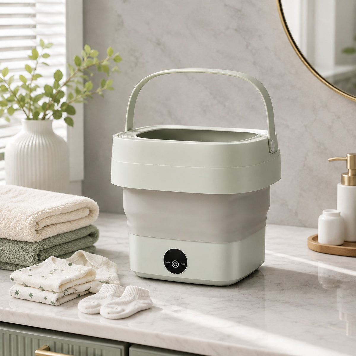 Foldable Mini Laundry Machine