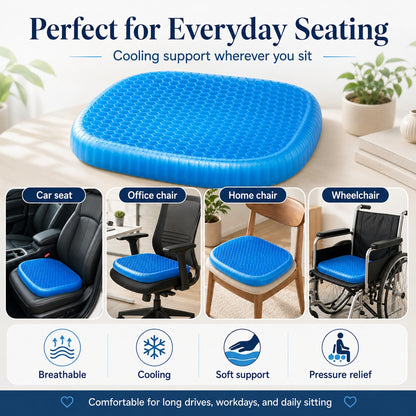Silicone Ice Pad Insulated Car Seat Cushion