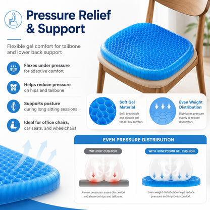 Silicone Ice Pad Insulated Car Seat Cushion